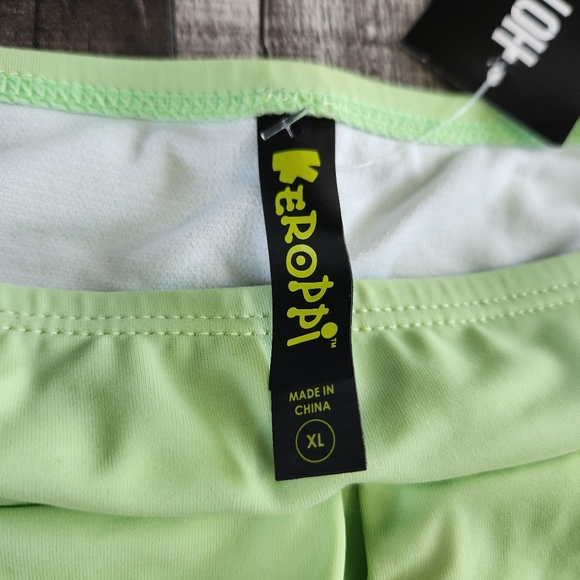 Keroppi Sanrio Pleated Swim Varsity Stripe Skirted Swim Bottoms Hot Topic NEW - Picture 4 of 11